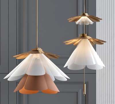 现代吊灯3D模型下载